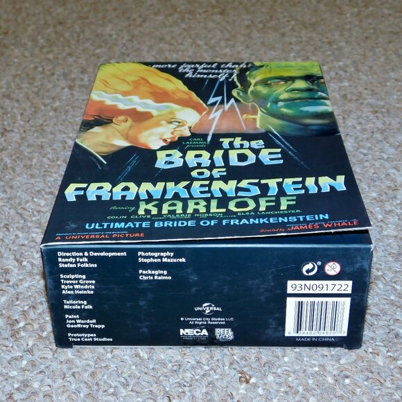 2023 NECA Universal Monsters 7" Ultimate Bride of Frankenstein MIB Brand New - Picture 9 of 10
